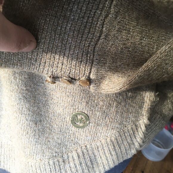 Michael Kors alpaca/merino wool cowl sweater - Picture 2 of 4